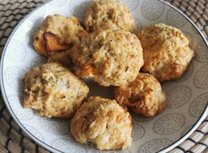 Une photo de Cookies salés butternut / comté à l'air fryer