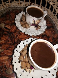صورة لوصفة قهوة تركيه بنكهة البندق