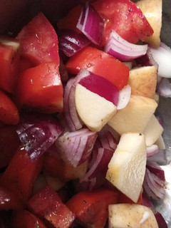 A picture of Apple Quick Salad.