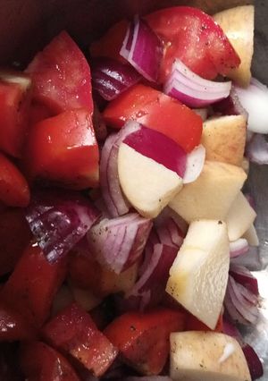 A picture of Apple Quick Salad.