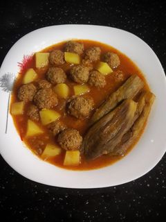 عکسی از دستور کوفته قلقلی با بادمجان