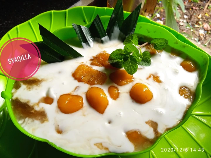 Cara Gampang Menyiapkan Resep Kolak candil ubi kuning gula merah aren asli yang Uenak Anti Ribet, Uenak Banget