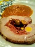 Lomo en libro relleno