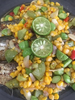 Foto resep Ikan Asin Peda Tumis Jagung