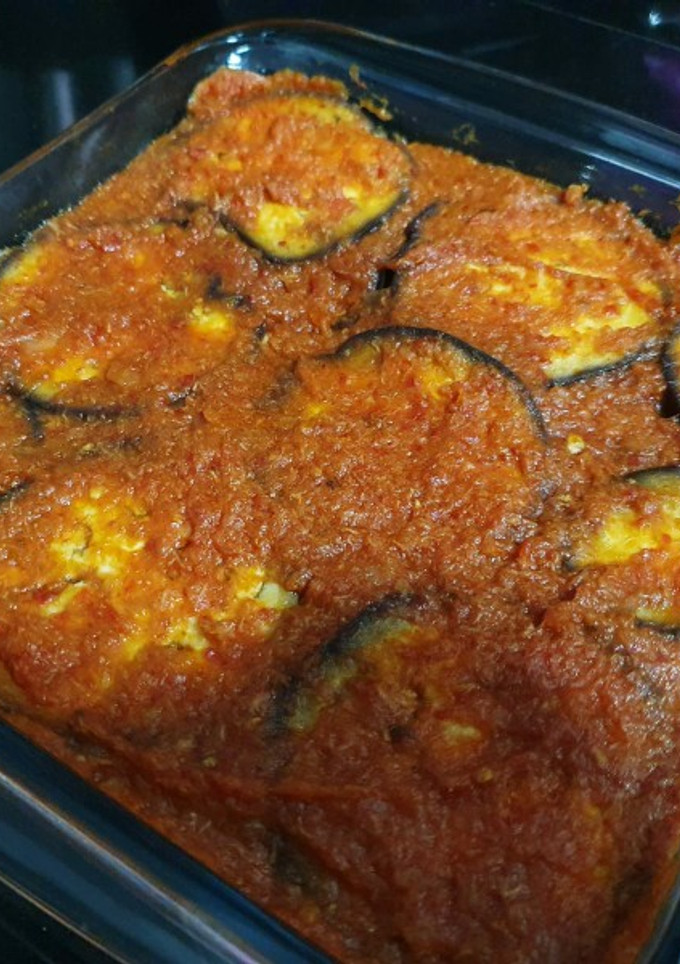 Una foto de Pastel de berenjenas con Thermomix