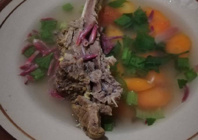 Resep Sop rusuk sapi kuah segar Anti Gagal