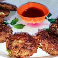 A picture of Poha cutlet.