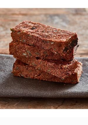 Una foto de Barritas de chocolate, naranja y canela proteínicas