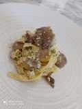 Tagliatelle strapazzate ai funghi