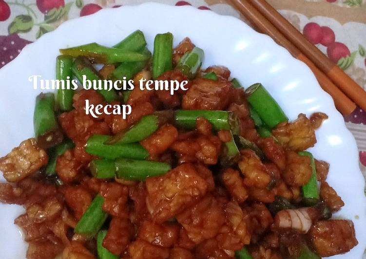Tumis buncis tempe kecap