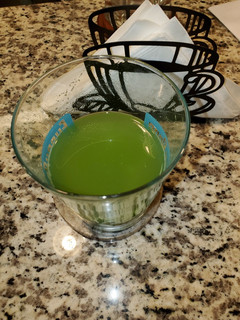 A picture of Refreshing green juice.