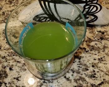 Easy Recipe Refreshing green juice Delicious Perfect