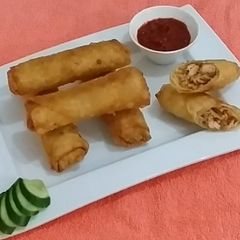 A picture of Chicken Bar B Q Rolls.