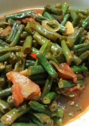 Foto resep tumis kacang panjang asam manis