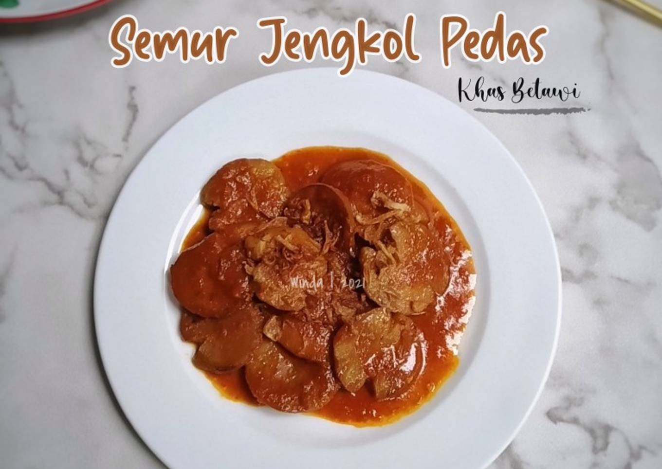Semur Jengkol Pedas khas Betawi