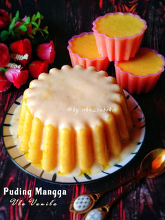 Foto resep Puding Mangga Vla Vanila