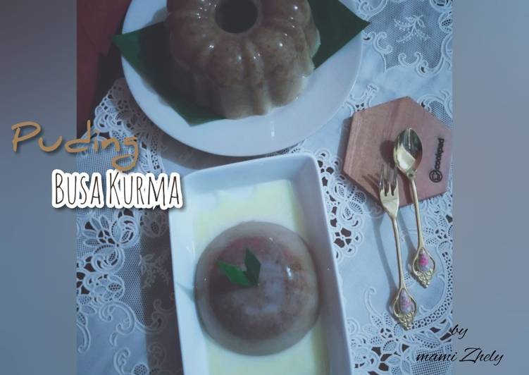 Puding Busa Kurma (Putih Telur)