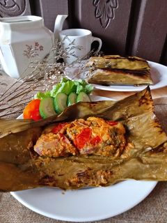 Foto resep Pepes ikan tenggiri kecombrang