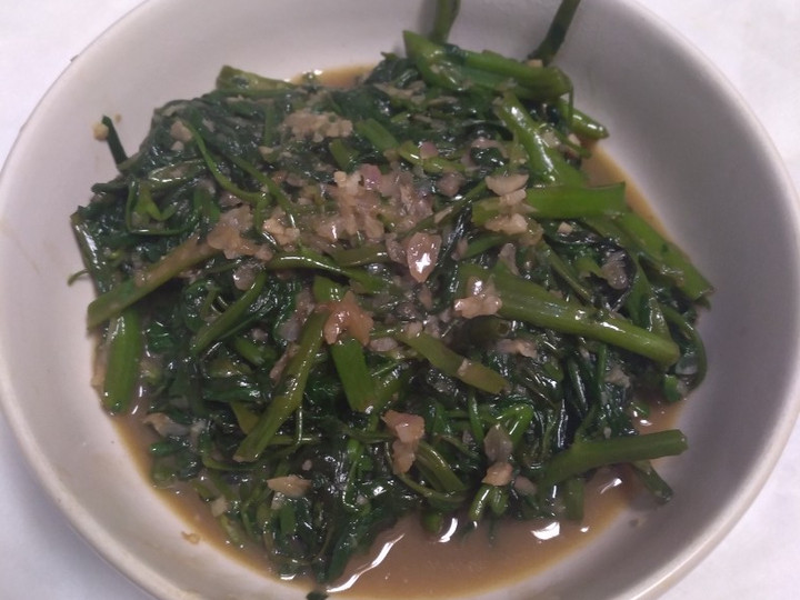 Resep Tumis kangkung polos, Enak Banget