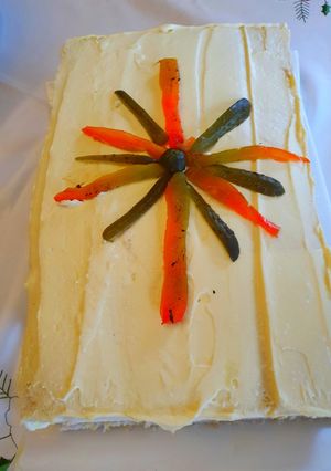 Una foto de Torta sándwich