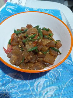 Foto resep Tumis kikil cabe ijo