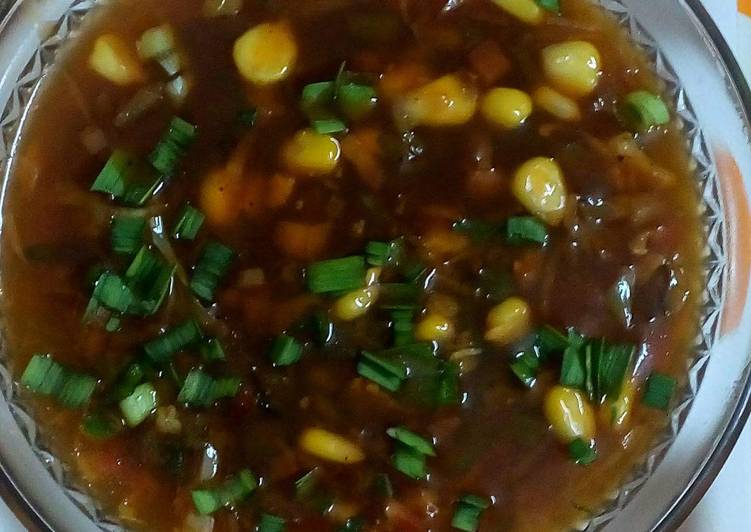 Easiest Way to Make Perfect Vegetables Manchow Soup