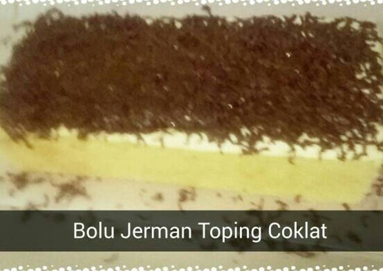 Bolu Jerman Toping Coklat