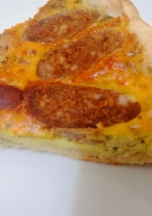 Foto di Torta salata con salsiccia