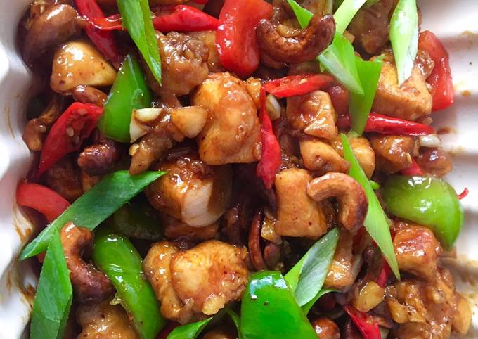 Yuk intip, Resep bikin Kungpao chicken kacang mede  nagih banget