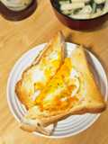 Roti Panggang Telur Keju Lumer (Air Fryer)