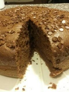 Una foto de Torta de chocolate en licuadora