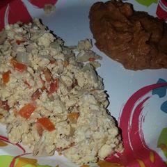 Tuna and eggs A picture of Tuna and eggs.