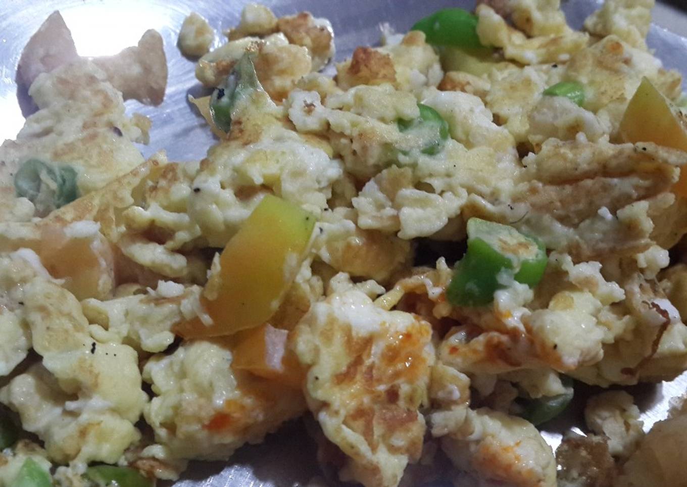Scrambled eggs Indian Version