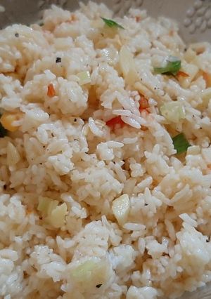 Foto resep Garlic margarin rice