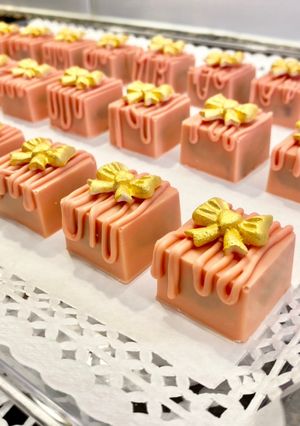 Una foto de Bombones de chocolate y café