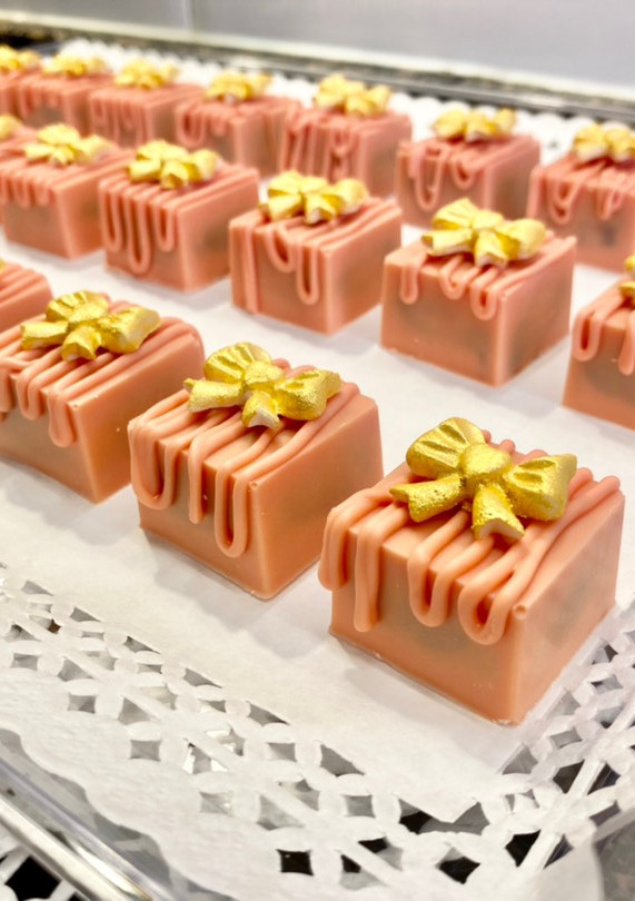 Una foto de Bombones de chocolate y café