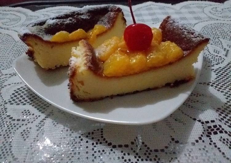 Cara Membuat Basque Cheese Cake (khas Spanyol) Untuk Pemula!