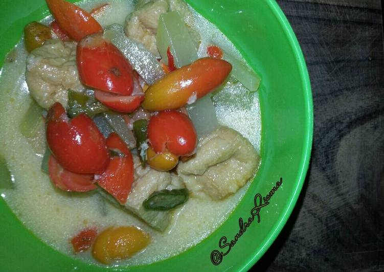 Sayur Lodeh Kulit Melinjo Labu Siam