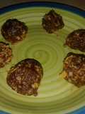 Trufas express de crema de avellanas, copos y licor de café