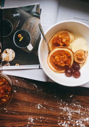 Hình của món Bánh rán mứt dứa.