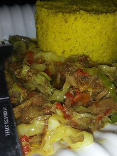A picture of Couscous & cabbage soup.