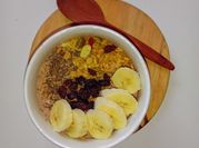 Gambar oatmeal diet granola