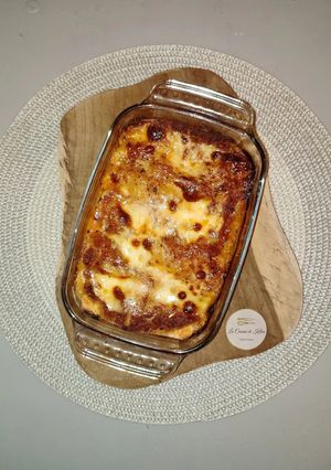 Une photo de Lasagnes à la bolognaise