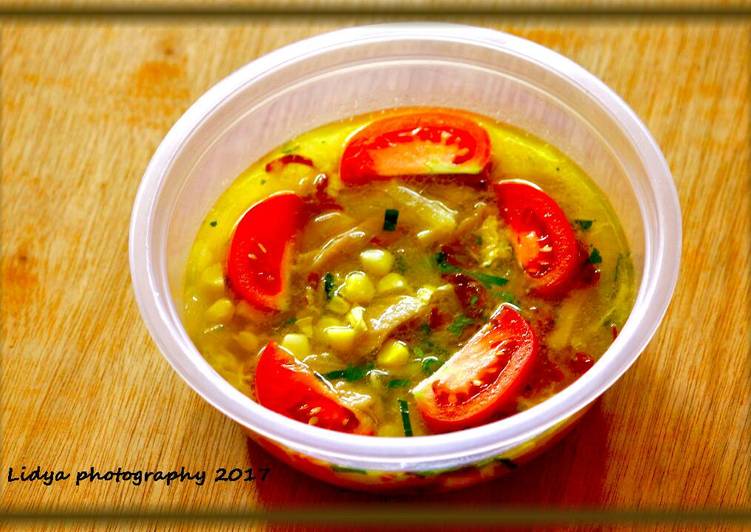 Sup Jagung Bakso ala chef Lidya