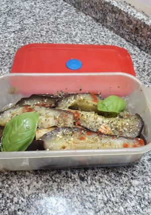 Una foto de Ensalada de berenjenas