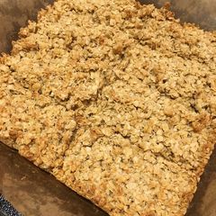 A picture of Easy honey flapjacks.