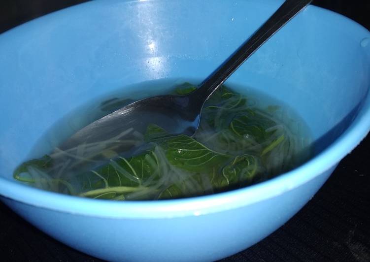 Bening Bayam Soun ala anak kos-an