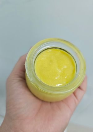 Hình của món Custard xoài cho bé dưới 12m.