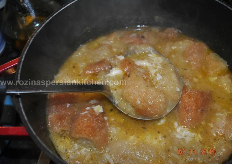 Simple Way to Prepare Favorite Garlic Soup سوپ سیر