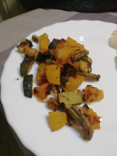 Una foto de Verduras asadas
